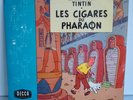 Disque Tintin Kuifje LES CIGARES DU PHARAON d'après Hergé Decca TIN-1