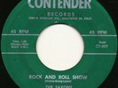 SAXONS on Contender --ROCK & ROLL SHOW-- r&b doo wop rocker 45 | RARE LISTEN