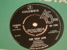 YARDBIRDS for your love UK COLUMBIA ORIG UNPLAYED
