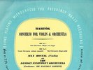 LXT 2574 UK ORANGE / GOLD - MAX ROSTAL - BARTOK VIOLIN CONCERTO - SARGENT - NM+