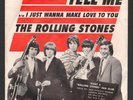 Rolling Stones Tell Me/I just Want To Make Love To You 45 LP + Picture Sleeve EX