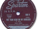Rare 1959 PAUL ANKA Rock & Roll 78 RPM Record. Put Your Head on My Shoulder