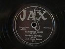 BROWNIE MCGHEE JAX 322 BLUES 78 RPM RECORD E-