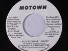DYNAMIC SUPERIORS: You're What I Need / Mono 45 (dj) rare Soul