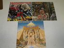 3 IRON MAIDEN LP'S EX/NM - THE NUMBER OF THE BEAST,POWERSLAVE,SOMEWHERE IN TIME