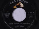 GWEN STACEY: Ain't Gonna Cry No More 45 rare Soul