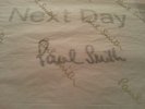 David Bowie Next Day Red Vinyl SIGNED BY PAUL SMITH Record LP Limited Edition