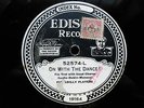 PICCADILLY PLAYERS 'ON WITH THE DANCE' ELECTRIC EDISON DIAMOND DISC 52574