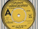 THE CRITTERS   DON'T LET THE RAIN FALL DOWN ON ME ** DEMO LONDON 45