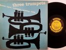 rare jazz FARMER BYRD SULIEMAN Three Trumpets PRESTIGE orig RVG dg promo