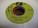 HEAR Rockabilly Autographed 45 JACK RENO My Knees Turn to Jelly on Fono Graf