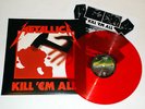 Metallica Kill 'Em All Limited Edition '89 re-issue Red Vinyl Rare OOP unplayed