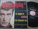 JOHNNY HALLYDAY CON LES GOLDEN STARS rare press espagnol  EP 3 titres LA BAGARRE