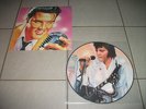 33T PICTURE DISC ELVIS PRESLEY THE KING LIVE  ETAT NEUF RARE