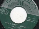 Delroy & Paulette - When First I Heard (The Ska) - Original Studio 1 Ska 7 Inch