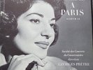 MARIA CALLAS Callas in Paris II - PRETRE / COLUMBIA SAXF 975