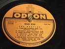 OSX 225 Mono Lg Orange label Les Beatles #1 63 Please Me EX w  Languette Tab