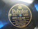 4 X RARE 78s  GABY CASADESUS  M.EUGENE BIGOT  CONCERTO EN DO MAJEUR