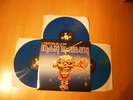 IRON MAIDEN  London Blaze 1988 rare 3LP triple LP BLUE vinyl