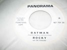 ROCKY AND THE RIDDLERS 1966 RARE 45(PANORAMA 28 PROMO)FLASH AND CRASH/BATMAN