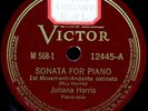 JOHANA HARRIS     Roy Harris Sonata - Children Suite     VICTOR M 568