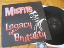 MISFITS  Legacy of Brutality  Canada LP Plan 9