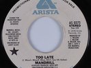 70s Soul 45 MANDRILL Too Late ARISTA HEAR