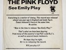 PINK FLOYD SEE EMILY PLAY U.S. PROMO PICTURE SLEEVE 7