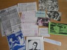 THE FRESHIES 12 PEICES OF ORIGINAL MEMROBILLIA TICKET PICTURE ETC. CHRIS SIEVEY