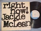 JACKIE McLEAN--RIGHT NOW--VG+ Stereo 1965 LP--New York USA--Van Gelder Stamp