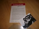 Out of Focus Werbebrief und Promophoto für Schallplatte von Kuckuck Wake up LP