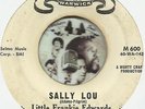 LITTLE FRANKIE EDWARDS Sally Lou ROCKABILLY BLACK SOUL  BOPPER PROMO DJ 45 RPM