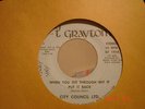 City Council Ltd 45 'GRAYTOM 'When You Git Through 'RARE FUNK CAROLINA