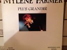 Mylene FARMER Maxi 45Tours PLUS GRANDIR Live Comme Neuf