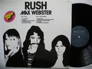 RUSH/MAX WEBSTER Rock On LP 1977 sweden only album w/ inserts + stickers