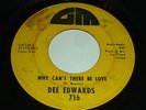 Dee Edwards NORTHERN SOUL 45 Why Can't There Be Love GM 128 Listen FUZZ FUNK