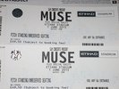 MUSE TICKETS x3 MANCHESTER 1/6/13 EITHAD STADIUM,GEN AD/PITCH STANDING