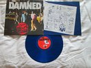 THE DAMNED MACHINE GUN ETIQUETTE BLUE VINYL LP EXCELLENT