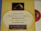 De Vito. Mendelssohn (Violin concerto). HMV BLP 1008 (10