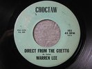 WARREN LEE 45 Direct From The Ghetto CHOCTAW  New Orleans funk soul mp3