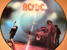 AC/DC Let There Be Rock UK LP Picture Disc Rare Pic Disk Metal Vinyl Red Title