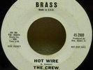 THE CREW | Hot Wire | 45 | Brass | Garage Fuzz | Instrumental | Rockabilly | VG+