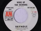 BRYNDLE: Woke Up This Morning / Let's Go Home And Start Again 45 (dj, sm lbl st