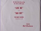 CASTLE SISTERS: Love Me / Bad Boy 45 (title sleeve) Oldies