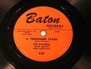 THE RIVILEERS / A THOUSAND STARS --78rpm / ROCK  DOO-WOP