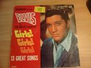Rare lp french Elvis Presley RCA 430.547 S Girls Girls Girls label noir 11-62