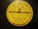 1957-ORIG ROCKABILLY-SUN RECORDS 281-JERRY LEE LEWIS-GREAT BALLS OF FIRE 78