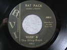 RUSS & The STING RAYS 45 Rat Pack RVI rockabilly loner country