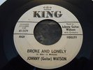 Johnny Guitar Watson Broke and Lonely new breed r&b wl promo on King