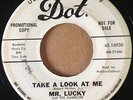 MR. LUCKY & THE GAMBLERS Take a Look at Me 45 tough garage on Dot promo HEAR